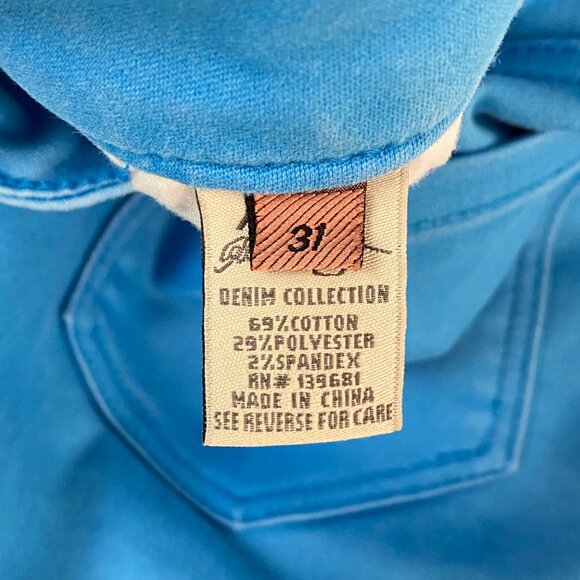 ABS Allen Schwartz Ankle Jeans Powder Blue Size 31 - Picture 7 of 11